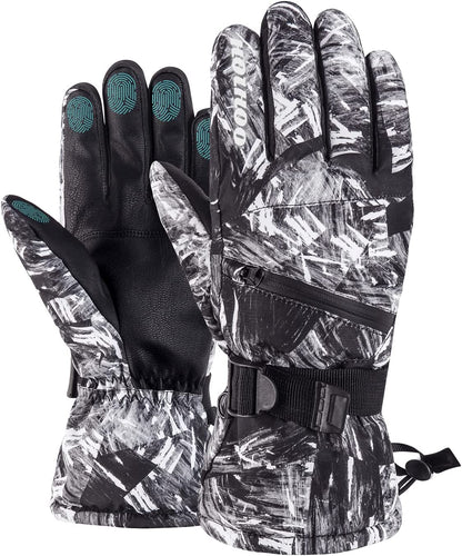 Guantes Impermeables De Esquí Para Nieve Para Hombres Y Mujeres Pantalla Tactil